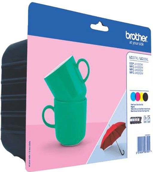 Brother Inktcartridge LC-227XLVALBP 4-kleuren Multipack Hoge capaciteit