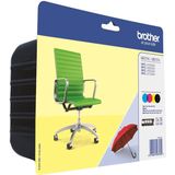 Brother Tintenpatronen LC229XLVABP schwarz, cyan, magenta, gelb 4-er Set
