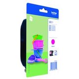 Brother inktcartridge, 260 pagina's, OEM LC-221MBP, magenta