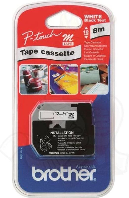 Brother MK-233BZ Labelling Tape (12mm) M labelprinter-tape