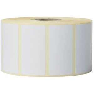 Brother BDE-1J026051-102 printeretiket Wit Zelfklevend printerlabel