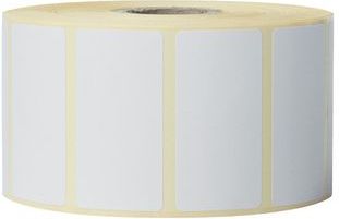 Brother BDE-1J026051-102 printeretiket Wit Zelfklevend printerlabel