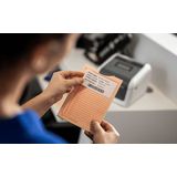 Brother BDE-1J026076-102 printeretiket Wit Zelfklevend printerlabel