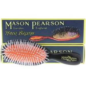 Mason Pearson - Zakformaat Haarborstel - Nylon Haren - Voor Fijn-Normaal Haar