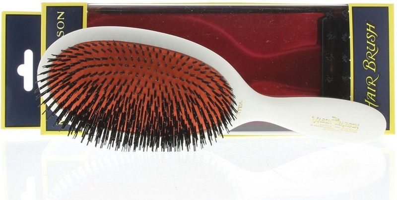 Mason Pearson - Haarborstel - Ivory - Inclusief Cleansing Brush