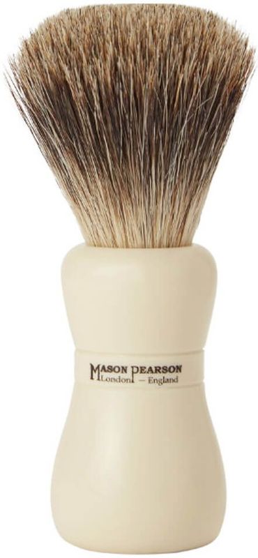 Scheerkwast - Echt Dassenhaar - Elegante Handvat