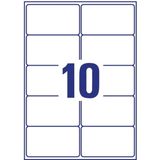 Avery - LR7173-100 - Etiketten - Wit - Gerecycled - 1000 Stuks