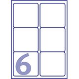 Avery - L7166-100 - Etiketten - Wit - 99.1x93.1mm - 600 Stuks