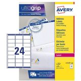 Avery adresetiketten L7159-100 | 2400 stuks | 63,5 x 33,9 mm | Quickpeel technologie