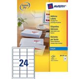 Avery - J8159-100 - Adresetiketten - C6 - QuickDry - 100 Stuks