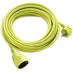 Masterplug - Verlengkabel - Groen - 10 m - Schuko-verlenging - Voor Buiten - IP44