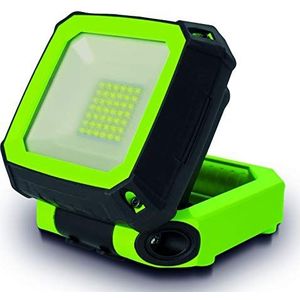 Luceco Compact Magnetic USB oplaadbare werklamp, groen