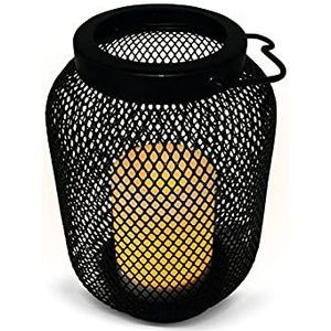Luceco Led-zaklamp, op zonne-energie, waterdicht IP44, decoratieve buitenverlichting voor: terras, balkon, tafel, tuin in de open lucht