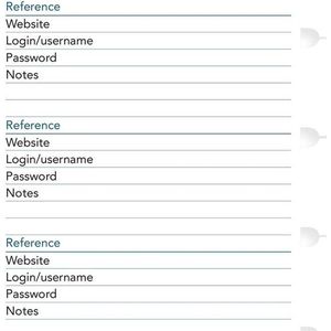Filofax Navulling Pocket Reference 14 X 9 Cm Papier Wit 20 Stuks