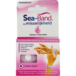 Sea Band - Polsbandjes - Lila - 2 Stuks - Medisch Hulpmiddel