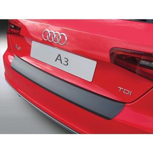 RGM ABS Achterbumper beschermlijst passend voor Audi A3/S3 8V 3-deurs 6/2012-10/2017 Zwart