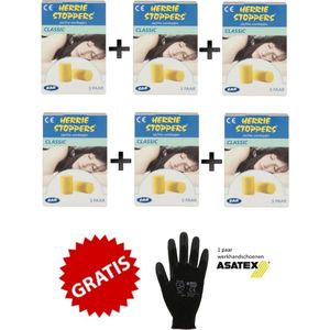 Set à 30 paar Herriestoppers - Oordoppen - Voor een goede nachtrust - slapen - snurken