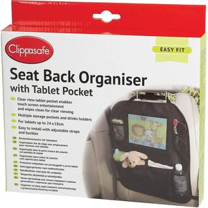 Auto organizer met tablethouder - Autostoel organiser met tabletvak