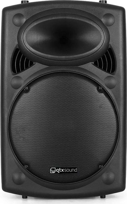 Qtx - QR12 - Passieve PA Luidspreker - Zwart - ABS Behuizing - 600W