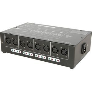 QTX DMX-D8 8 DMX splitter/booster 8 kanaals