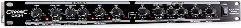 Citronic - CX34 - Actieve Crossover - Stereo / Mono - 19'' Rackmontage