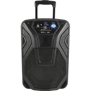QTX - Busker-10 - Bluetooth Speaker - Zwart - USB/SD/FM - Inclusief Microfoon