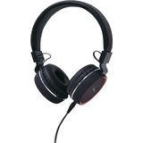 Av:link - PH10-BLK - Multimedia Koptelefoon - Zwart - Lichtgewicht - Met Inline Microfoon