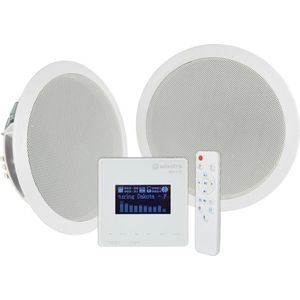 Adastra WA-215-SET - Bluetooth Inbouwversterker en Plafondluidsprekers