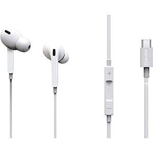 AV: Link USB Type-C hoofdtelefoon met geïntegreerde microfoon en trackbediening, compatibel met Samsung S20/S20 fe/S21, Google Pixel 3/4/5, OnePlus 6/7/8, Huawei, Sony, HTC