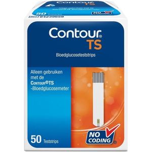 Ascensia - Contour TS - Teststrips - 50 Stuks - Zelfcoderend