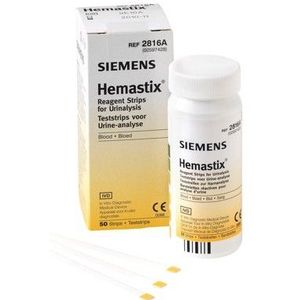 Hemastix urine teststrip 50 stuks