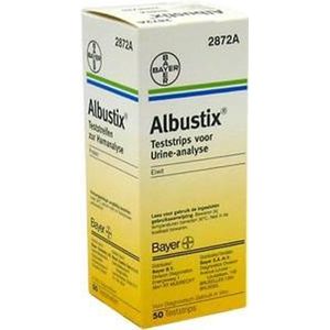 Bandelettes Albustix - Zelftesten - In Vitro - 100 Stuks - Plastic