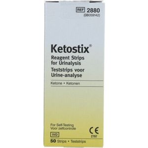 Ketostix urine teststrip 50 stuks