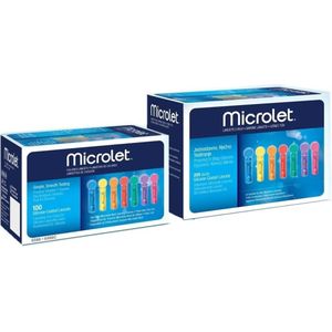 Ascencia Microlet Lancetten Ster Gekleurd 100