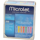 Microlet - Lancetten - Gekleurd - Verpakt per 200 Stuks - Dunne 27g Naald