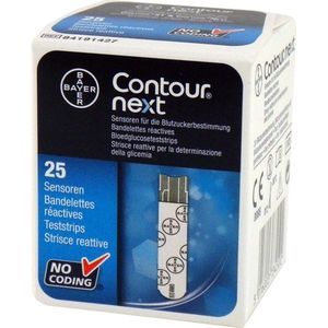 Contour next teststrips 25 stuks