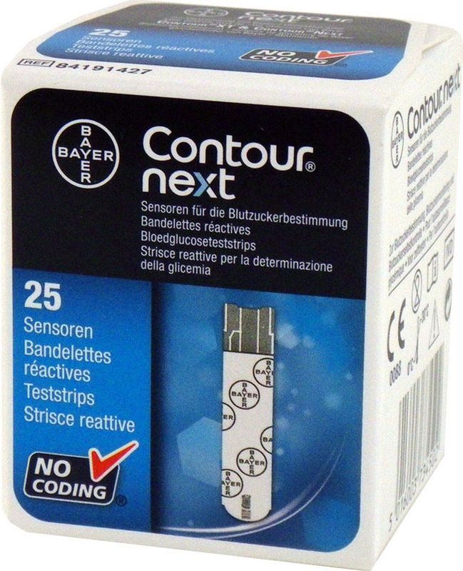 Contour next teststrips 25 stuks