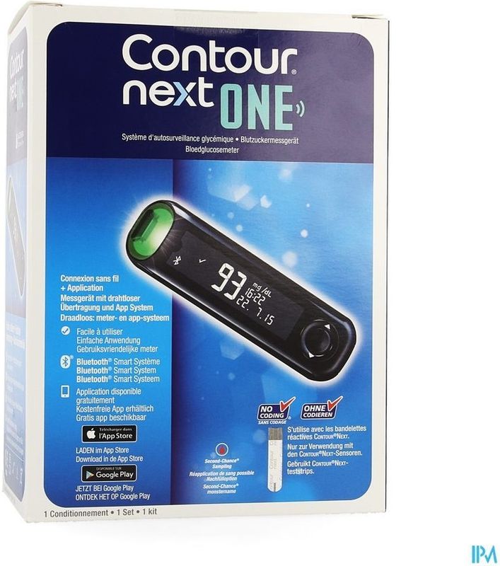 Ascensia - Contour Next One - Bloedglucosemeter - Wit - Technologie