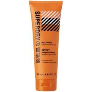 Superdry - Sport Body+Hair Wash - Douchegel - Frisse Geur - 100% Recyclebaar
