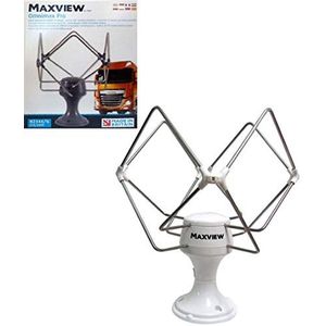 Maxview B2344/T Omnimax Pro Truck 12/24 V DC Omnidirectionele UHF TV/FM HGV-antenne - Wit