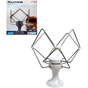 Maxview Omnimax Pro Truck B2344/T Omnimax 12/24 V DC Omnidirectionele UHF TV/FM HGV antenne, wit