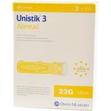 Unistik 3 veiligheidslancet Normal 100 stuks (bloedglucose meten)