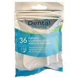Dental Source - Floss stick met tandenstoker en reiszakje - 36 stuks - Flossers - Inclusief reiszakje