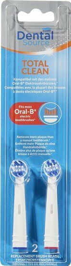 Dental Source Total Clean Opzetborstels 2 Stuks