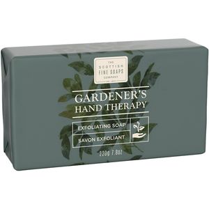 Scottish Fine Soaps Luxury Soap Bars Gardener\'s Hand Therapy Exfoliating Soap Zeep 220gr