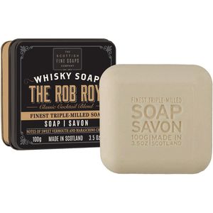 Scottish Fine Soaps Soap In A Tin Whisky Cocktail The Rob Roy Zeep 100gr