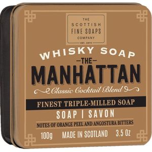 Scottish Fine Soaps - Soap In A Tin Whisky Soap The Manhattan Zeep 100 g