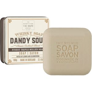 Scottish Fine Soaps Soap In A Tin Whisky Cocktail Dandy Sour Zeep 100gr