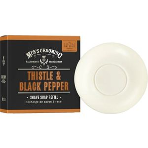 Scottish Fine Soaps - Men's Grooming Thistle & Black Pepper Shave Soap refill Scheren 100 g Heren