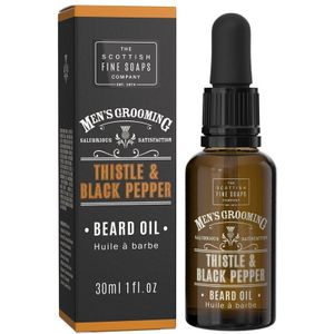 Scottish Fine Soaps - Men's Grooming Thistle & Black Pepper Beard Oil Baardverzorging 30 ml Heren